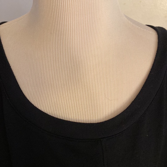 Livi Active Black Layered sweater Top 26/28 - Picture 2 of 11